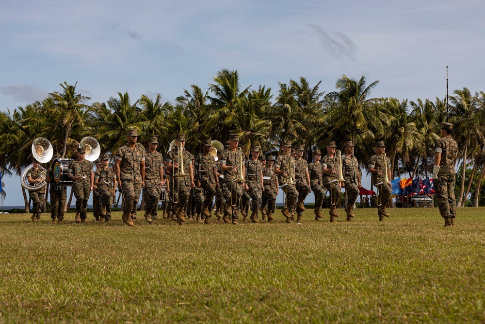 The U.S. Marine Corps reactivates MCB Camp Blaz