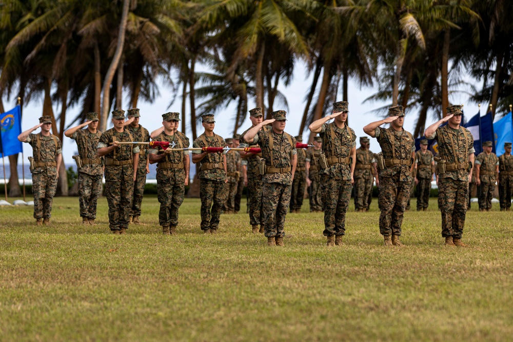 The U.S. Marine Corps reactivates MCB Camp Blaz