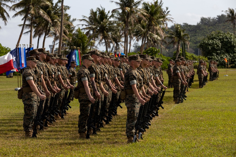 The U.S. Marine Corps reactivates MCB Camp Blaz