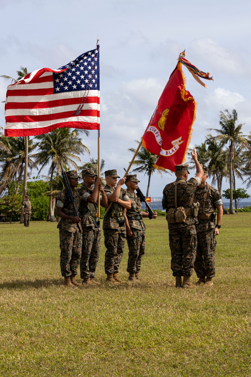 The U.S. Marine Corps reactivates MCB Camp Blaz