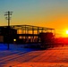 Sun sets on another day of brigade headquarters construction at Fort McCoy