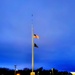 U.S. flag at half-staff at Fort McCoy