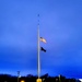 U.S. flag at half-staff at Fort McCoy