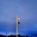 U.S. flag at half-staff at Fort McCoy