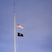 U.S. flag at half-staff at Fort McCoy