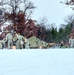 Airmen learn to build Arctic 10-person tents during cold-weather training at Fort McCoy