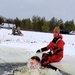 Airmen jump in for cold-water immersion training as part of Air Force-led Cold-Weather Operations Course at Fort McCoy