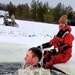 Airmen jump in for cold-water immersion training as part of Air Force-led Cold-Weather Operations Course at Fort McCoy