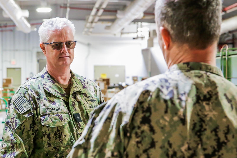 Rear Adm. Stephen Tedford Visits NSWC IHD