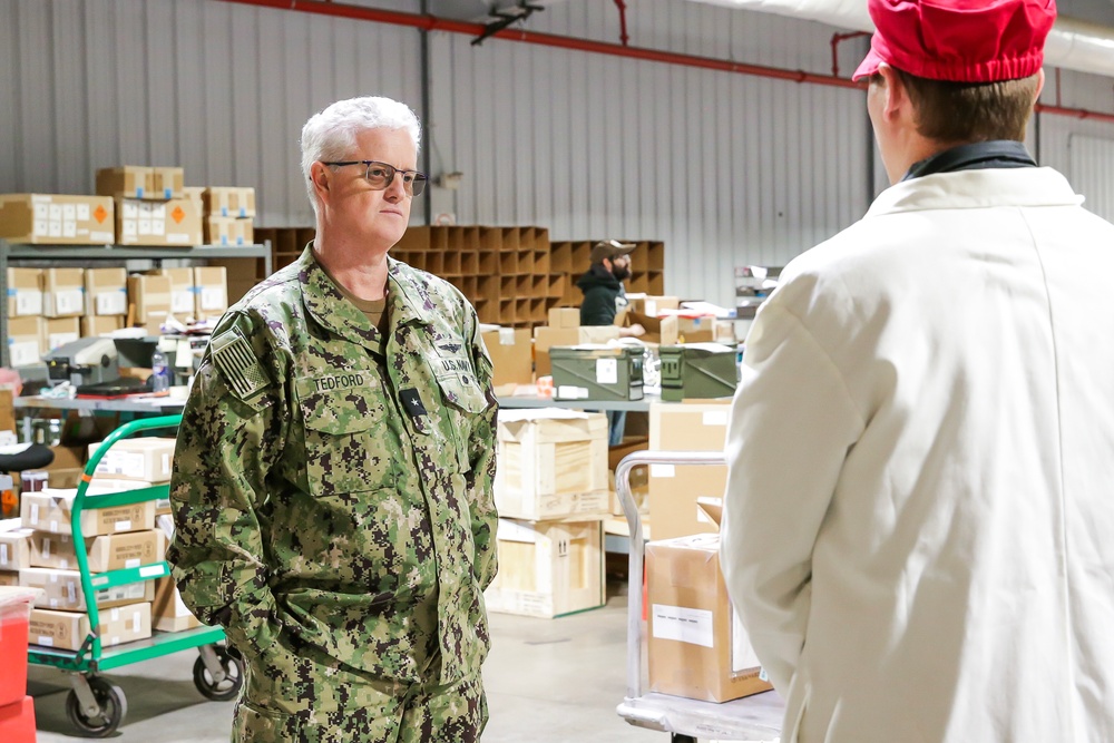 Rear Adm. Stephen Tedford Visits NSWC IHD