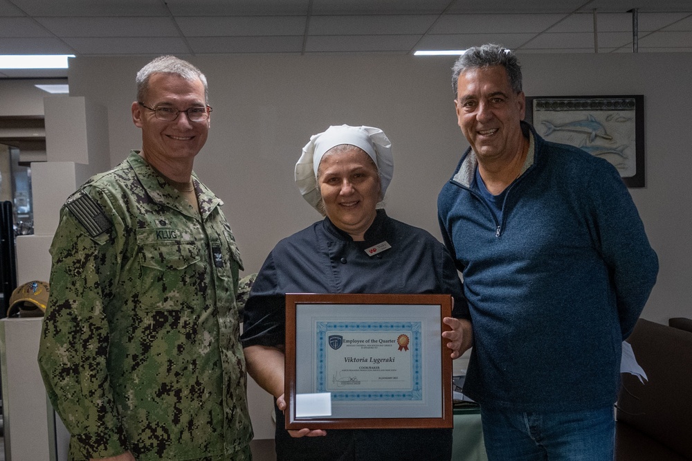 Minoan Taverna Galley Recognition at NSA Souda Bay