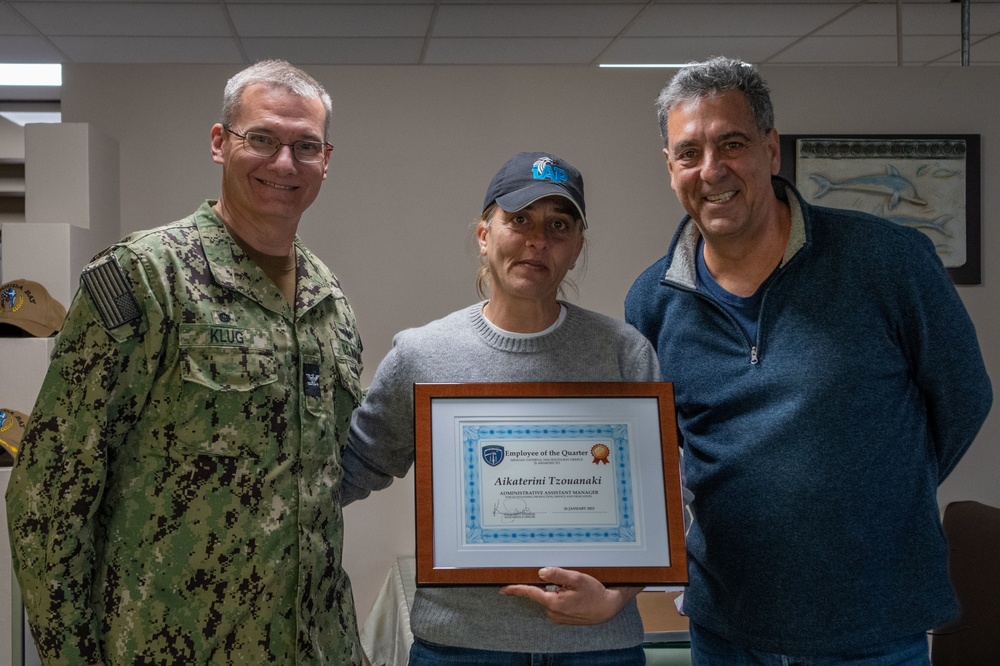 Minoan Taverna Galley Recognition at NSA Souda Bay