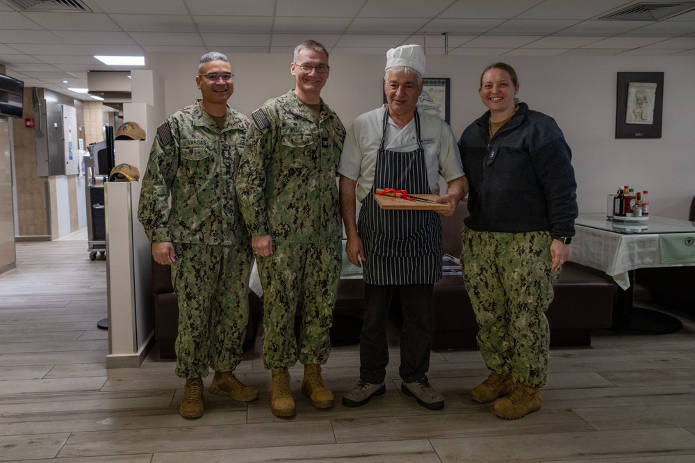 Minoan Taverna Galley Recognition at NSA Souda Bay