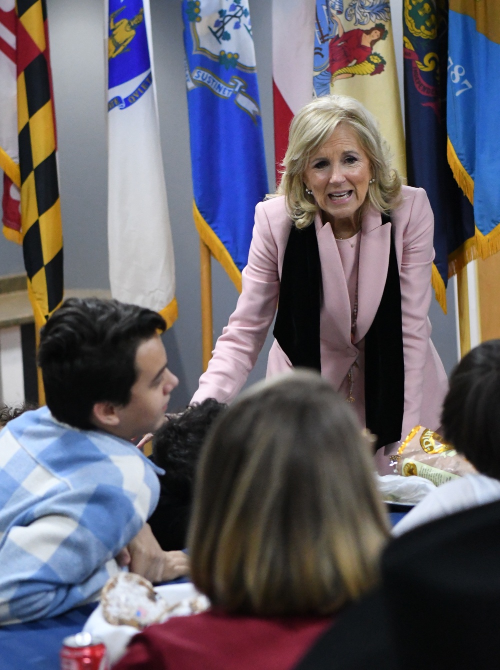 First Lady Jill Biden meets with Soldiers, family members during Fort Drum tour