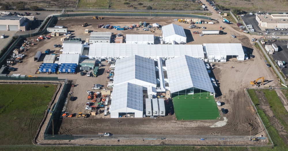Aerial View Soft-Sided Facility in Otay Mesa, CA