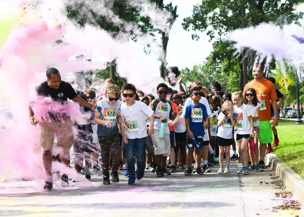 Norfolk MWR Hosts 2022 Run For A Cause Color Run