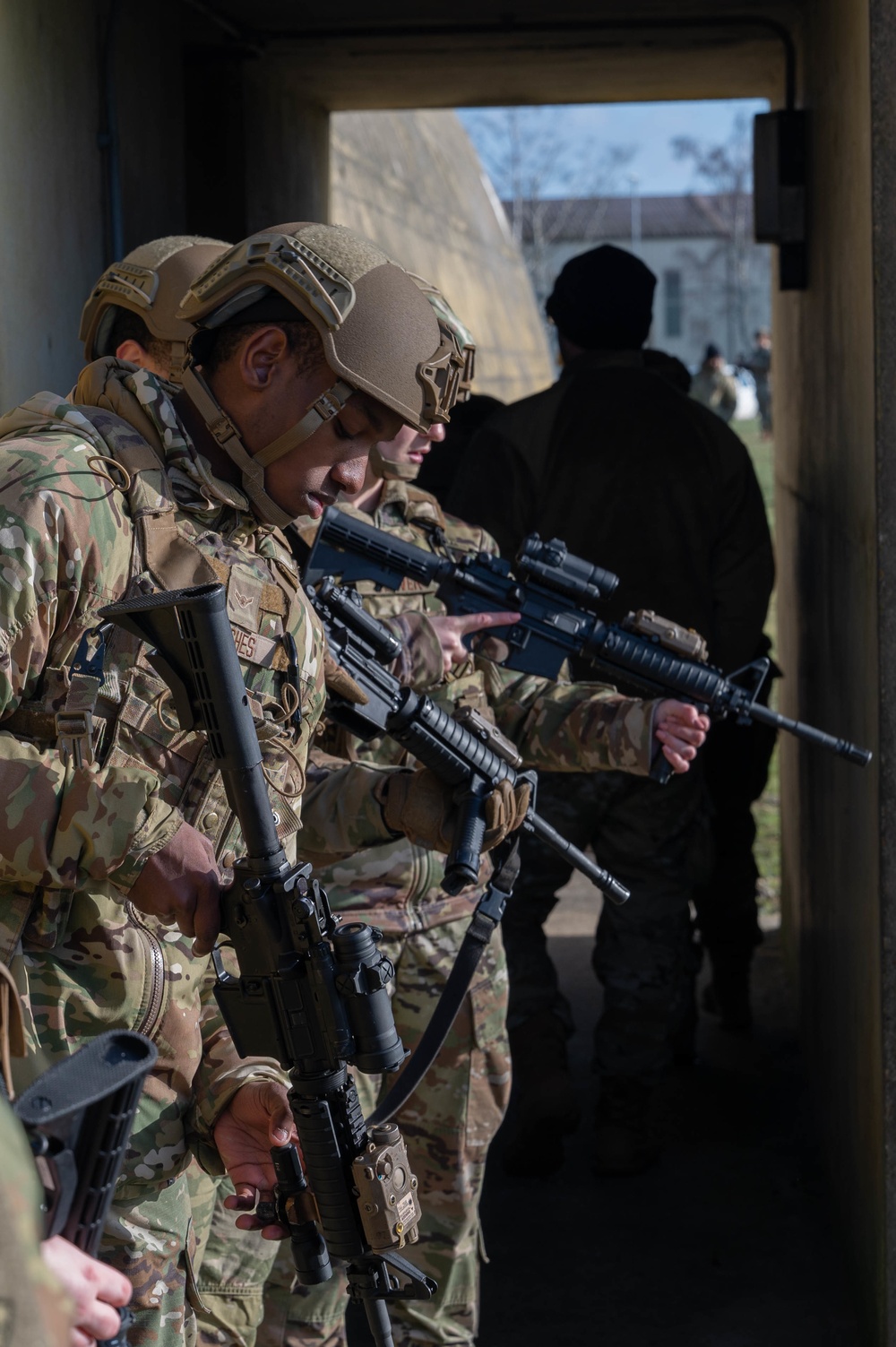 Recapture and recovery training exercise at RAF Lakenheath