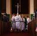 Bishop Richard Spencer visits MCAS Beaufort chapel