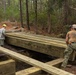 U.S. Marines with 8th Engineer Support Battalion and U.S. Navy Seabees Build a Timber Bridge during Exercise Winter Pioneer 23