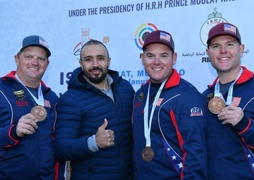 Fort Benning Soldiers Claim World Cup Trap Bronze Medal in Morocco