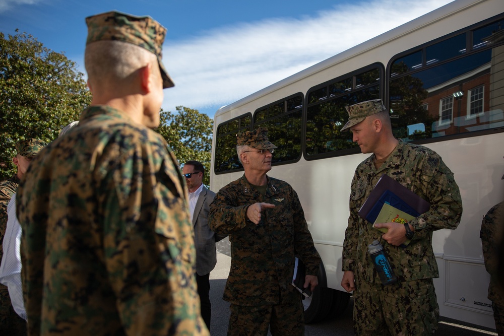 Deputy Commandant for Programs and Resources Visits MCB Camp Lejeune