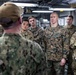 Expeditionary Warfare School students visit USS Arlington for ship familiarization