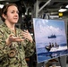 Expeditionary Warfare School students visit USS Arlington for ship familiarization