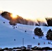 Sunset at Fort McCoy's Whitetail Ridge Ski Area