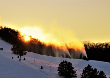 Photo Essay: Sunset at Fort McCoy's Whitetail Ridge Ski Area