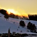 Sunset at Fort McCoy's Whitetail Ridge Ski Area