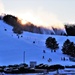 Sunset at Fort McCoy's Whitetail Ridge Ski Area