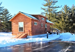 Cabins available year-round at Fort McCoy's Pine View Campground in Pine View Recreation Area