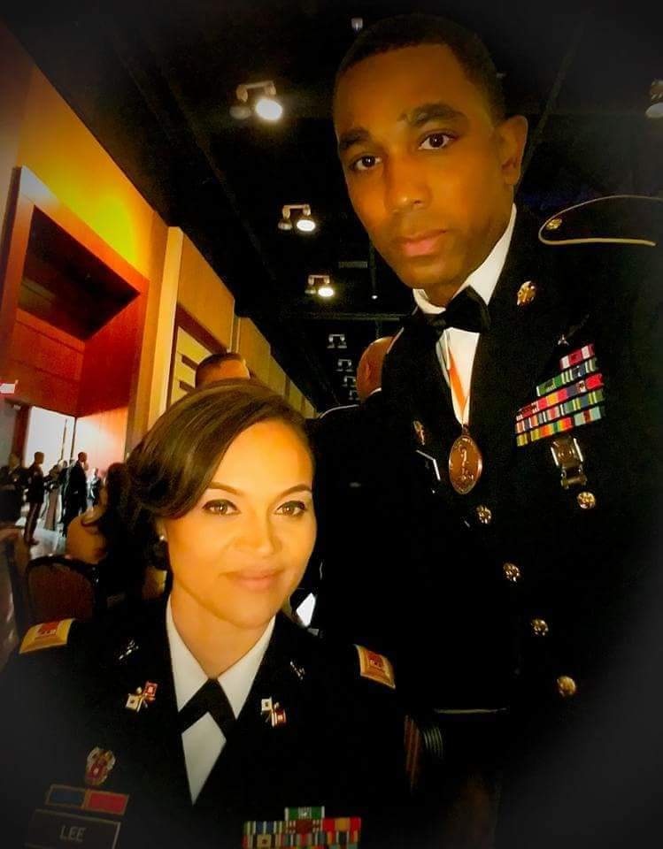 Chief Warrant Officer 3 Jennifer Lee &amp; husband, Sgt. Maj. Thomas Lee, Jr
