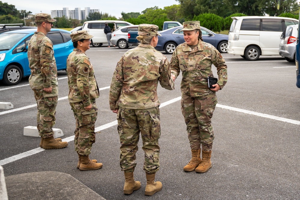 AF director of logistics visits Kadena