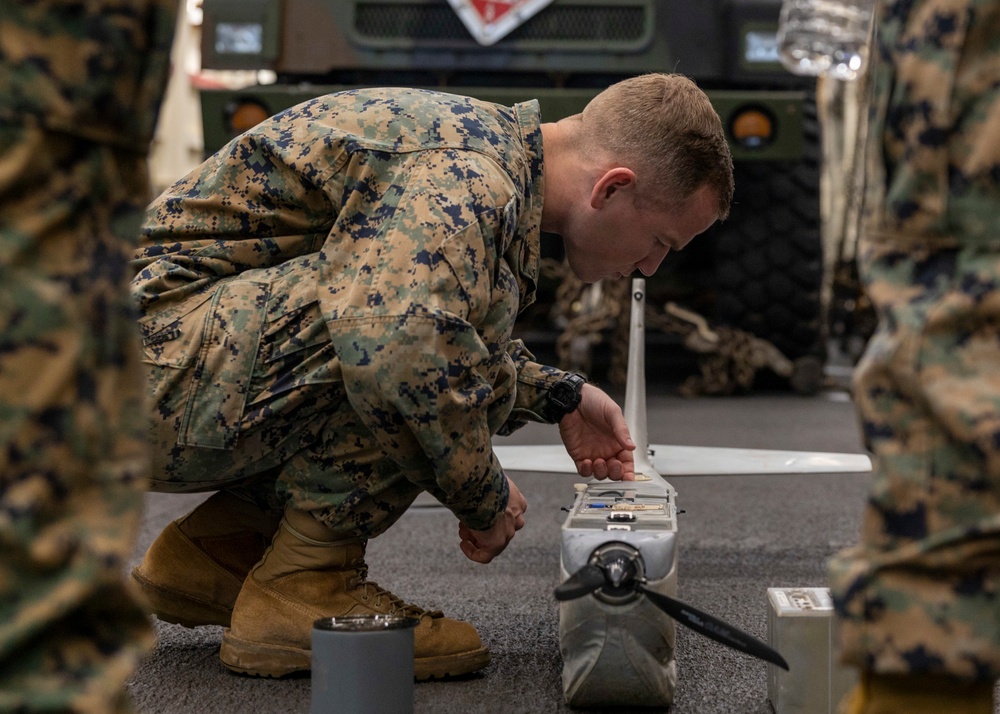 13th MEU USS Anchorage UAS Display
