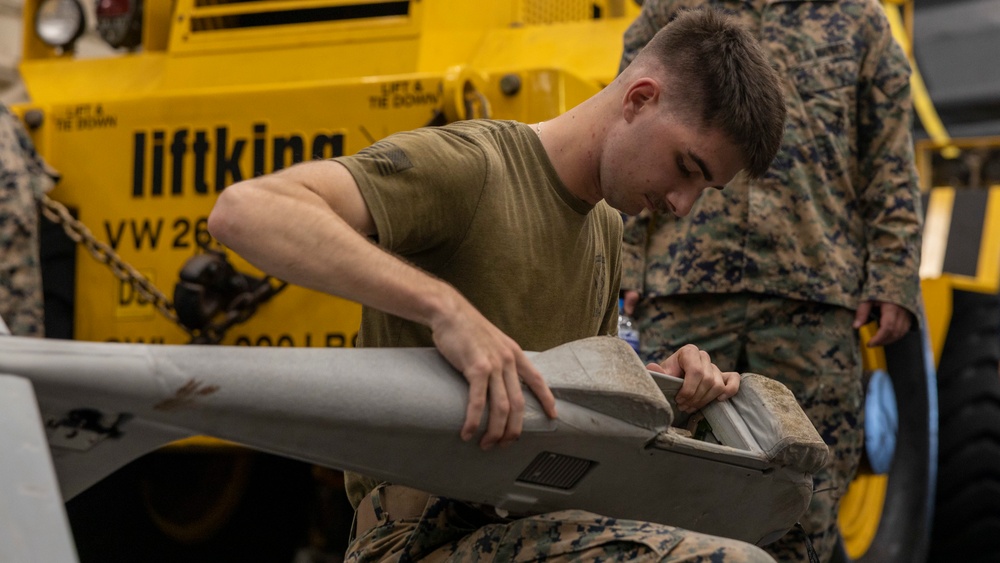 13th MEU USS Anchorage UAS Display