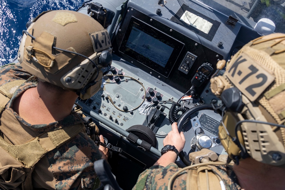 13th MEU Maritime Raid Platoon Forward Screen Exercise