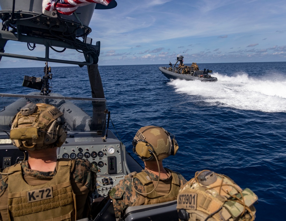 13th MEU Maritime Raid Platoon Forward Screen Exercise