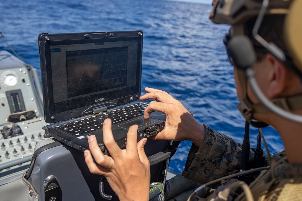 13th MEU Maritime Raid Platoon Forward Screen Exercise