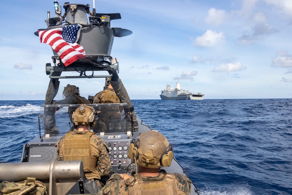 13th MEU Maritime Raid Platoon Forward Screen Exercise