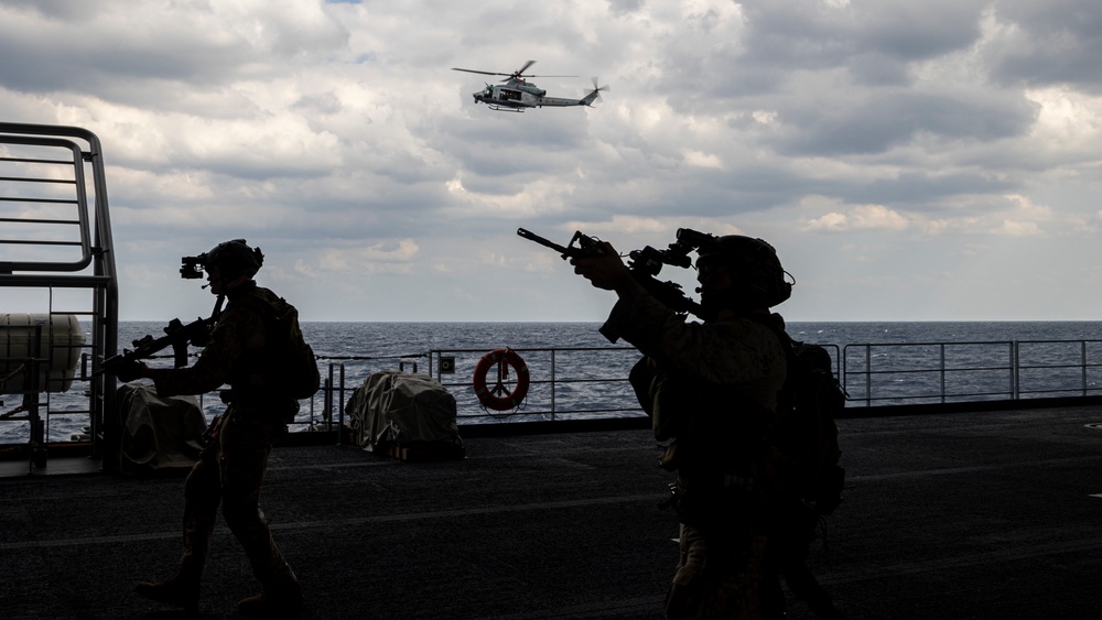 VBSS aboard the USS Miguel Keith