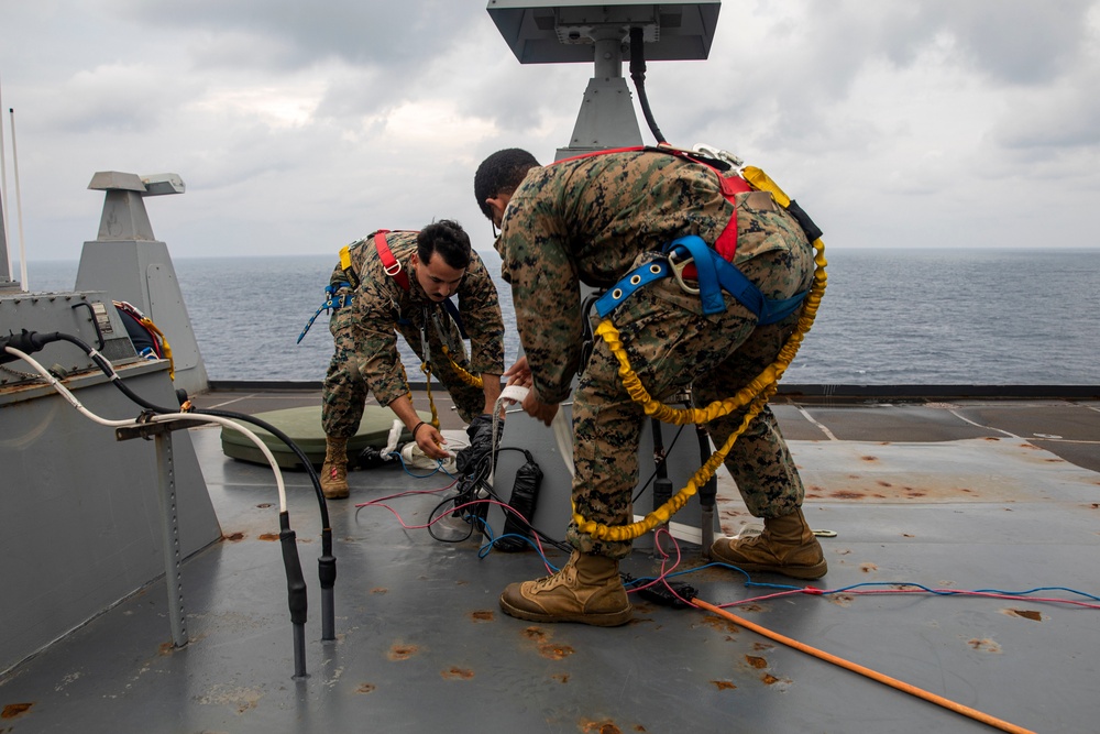 DVIDS - Images - 13th MEU Kymeta Satellite Communication Tear Down ...