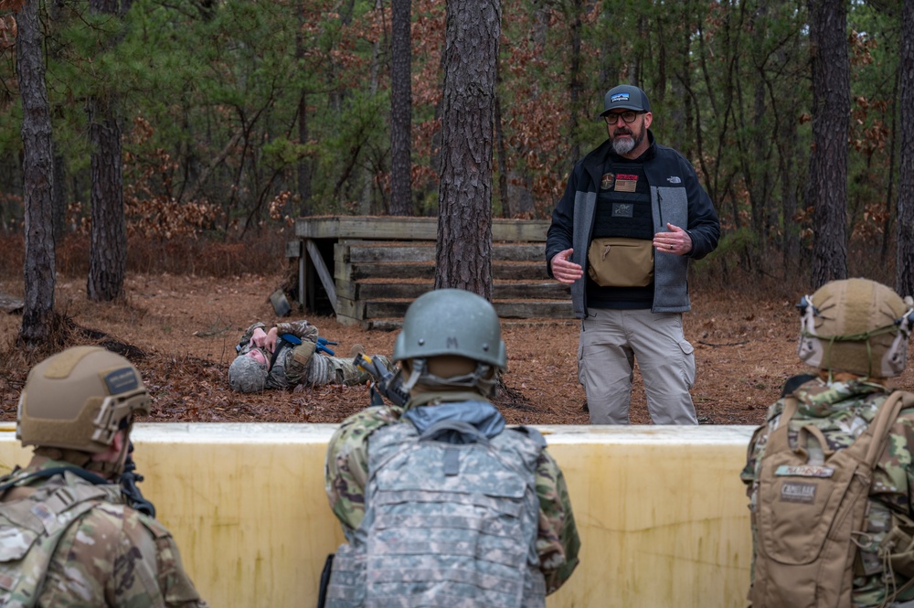 Airman execute T-CCC during OTW pre-deployment training