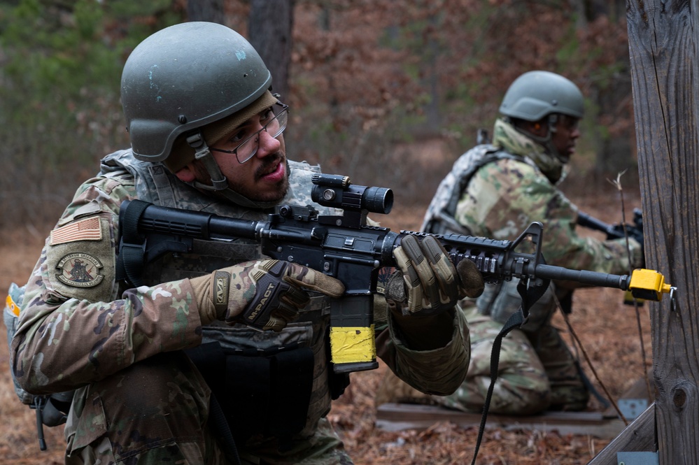 Airman execute T-CCC during OTW pre-deployment training