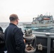 USS Chung-Hoon pulls alongside USNS Carl Brashear