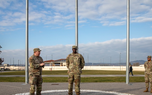 Staff Sgt. Chief Nuamah is promoted to Sgt. 1st Class