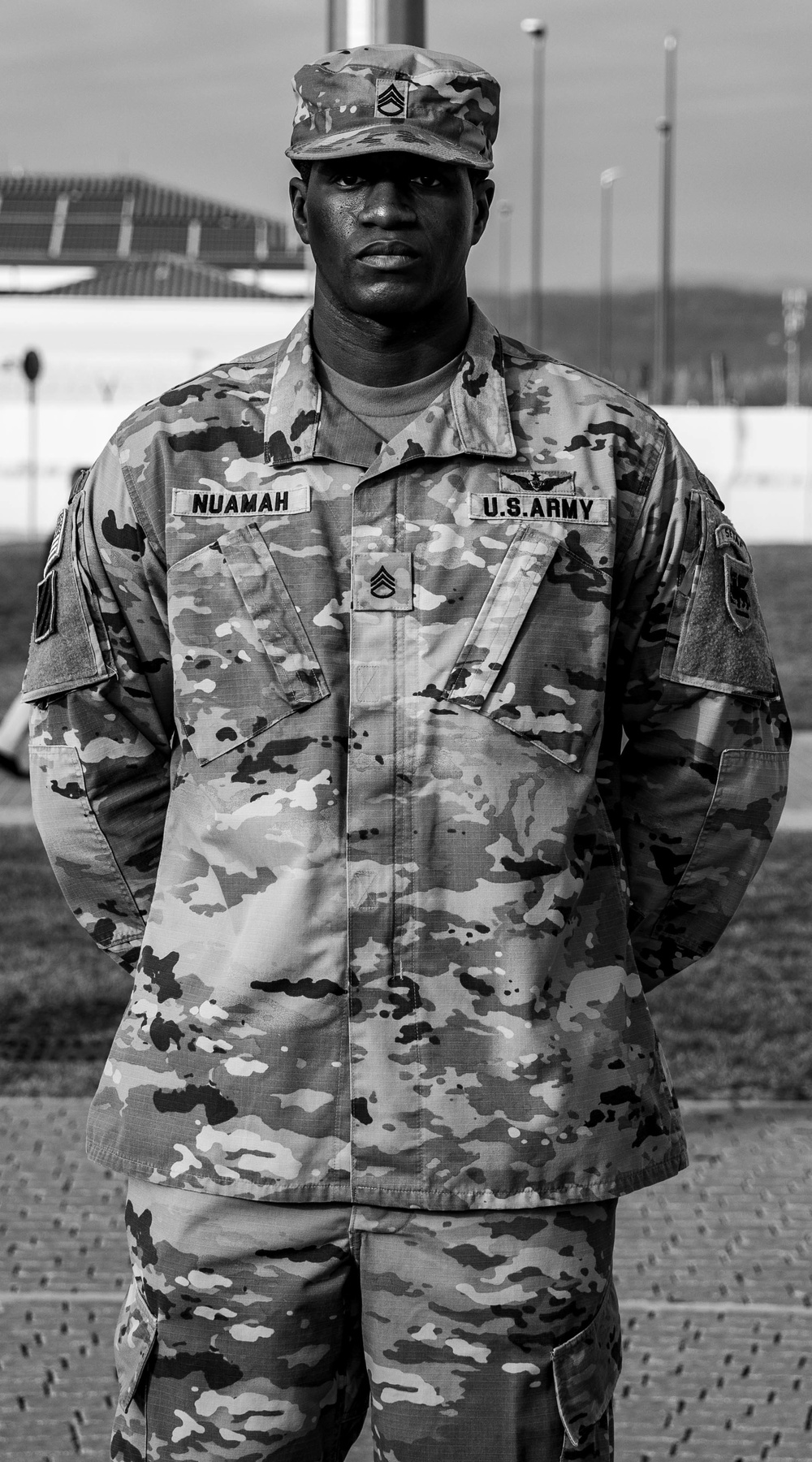 DVIDS - Images - Staff Sgt. Chief Nuamah is promoted to Sgt. 1st