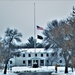 U.S. flag at half-staff at Fort McCoy