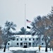 U.S. flag at half-staff at Fort McCoy