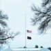 U.S. flag at half-staff at Fort McCoy